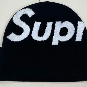 Supreme Box Big Logo Black Beanie